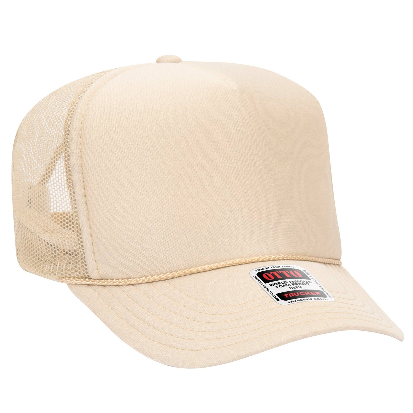 Blank Foam Trucker Hat | Otto 5-Panel High Crown