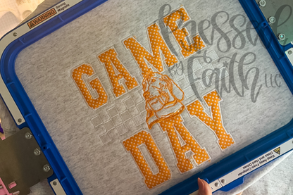 Custom Embroidered Game Day Sweatshirt | Sports Appliqué Crewneck