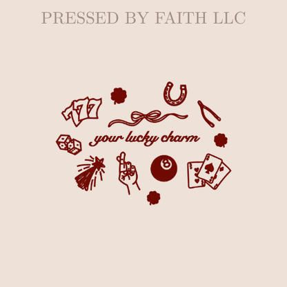 Your Lucky Charm Embroidered