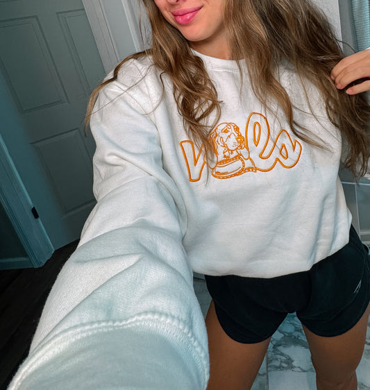Vols Embroidered Crewneck