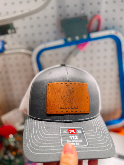 Build Your Own Leather Patch Hat |Custom Leather Patch Hats | Pressed by Faith