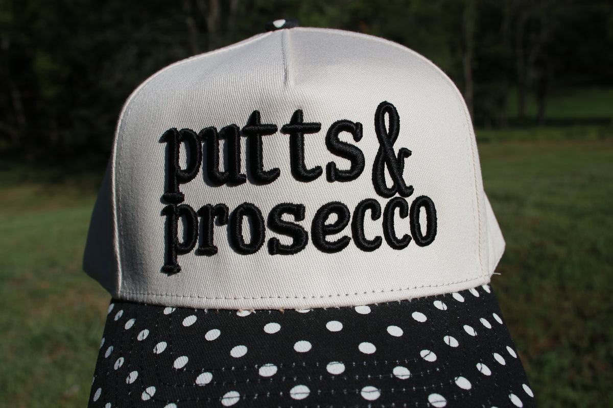Putts & Prosecco | 3D Hat Puff Embroidery File  $10.00