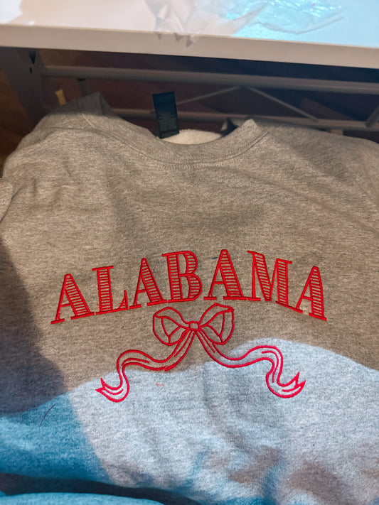 Alabama Embroidered Crewneck