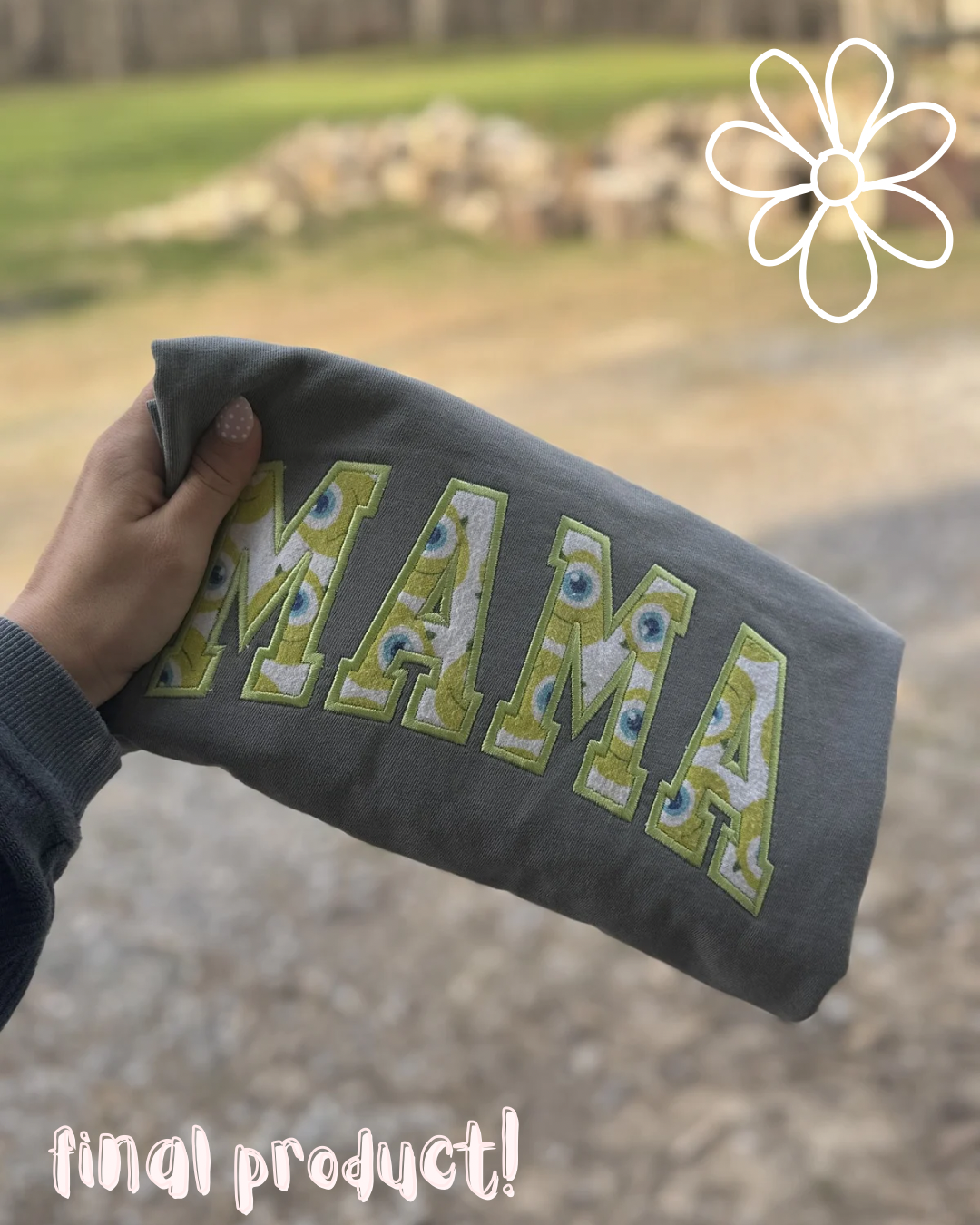 MAMA Keepsake | Custom Appliqué Embroidered