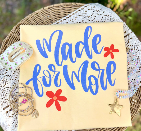 Made for More Floral Tee 🌼💙