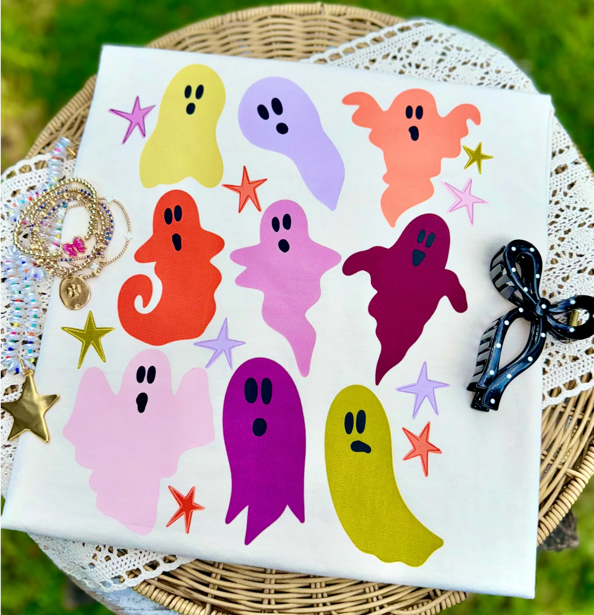 Colorful Ghosties Tee