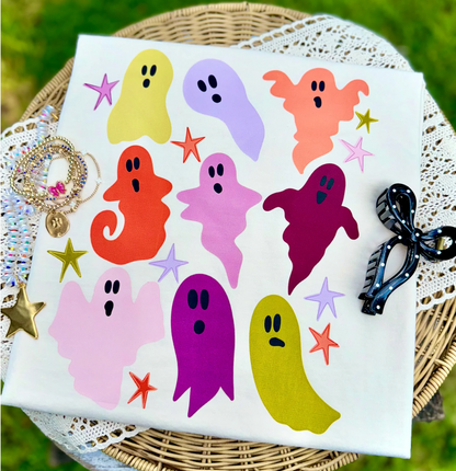 Colorful Ghosties Tee