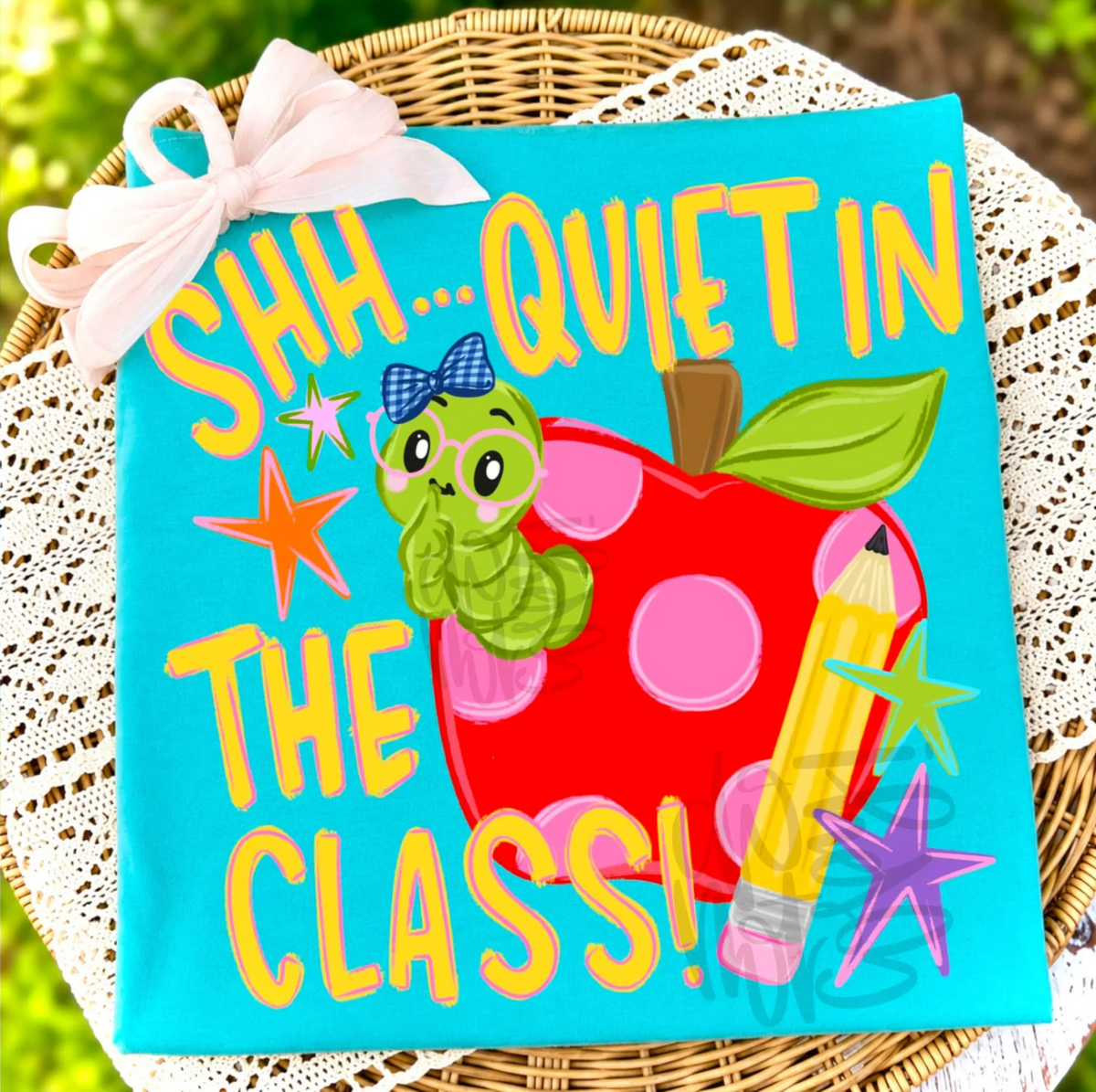 Shh... Quiet in the Class Teacher Tee