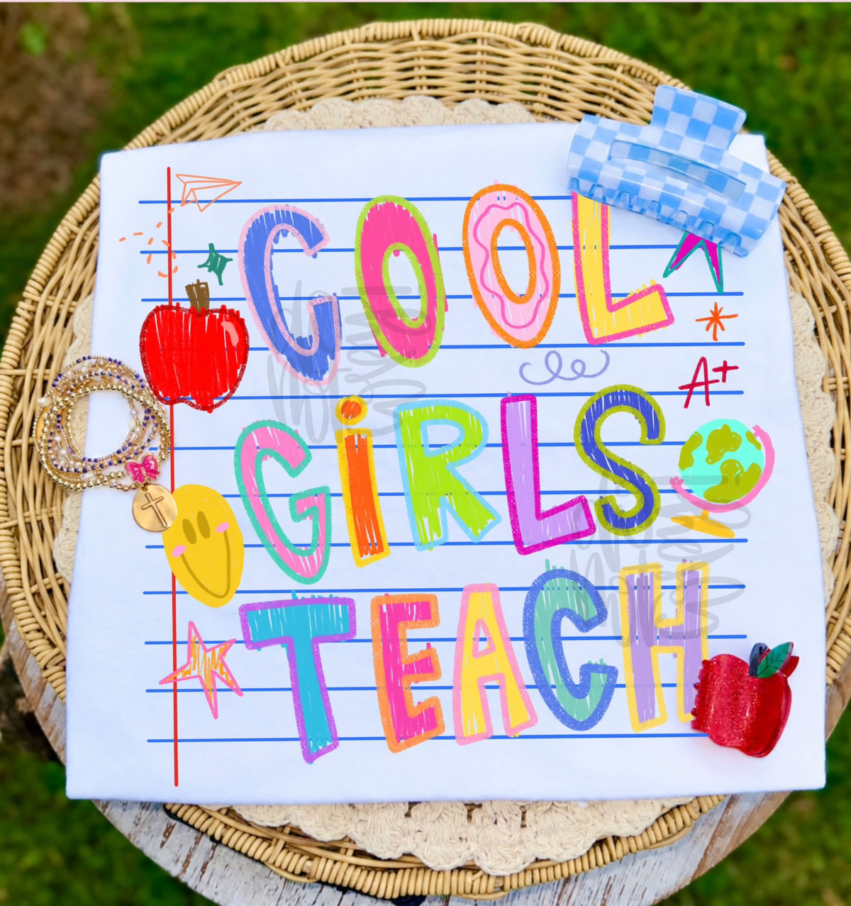 Cool Girls Teach Graphic Tee + Sweatshirt