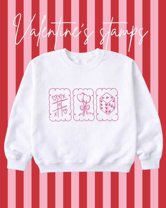 Valentine's Stamps Embroidery